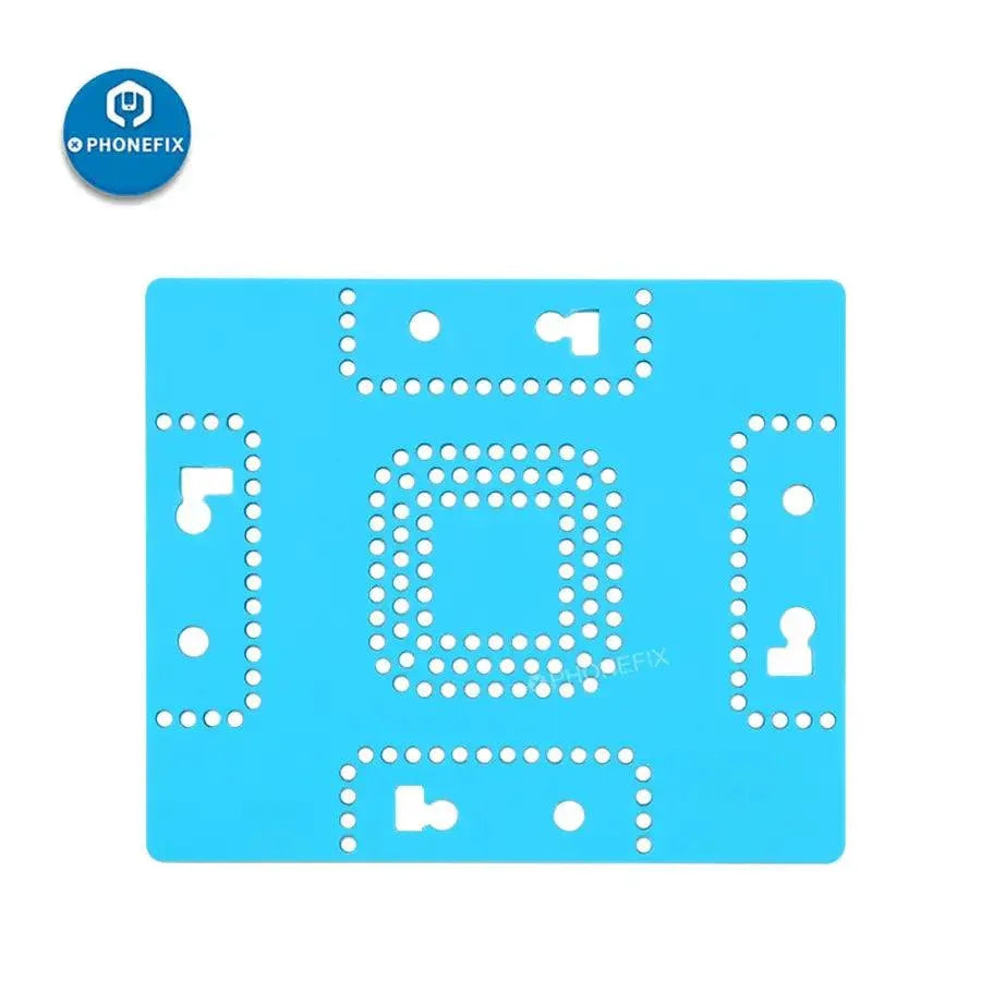 PHONEFIX HONG HAI TONG Magic Pad soldering mat for iPhone X and 11 fingerprint repair, thermal protection for electronics work.