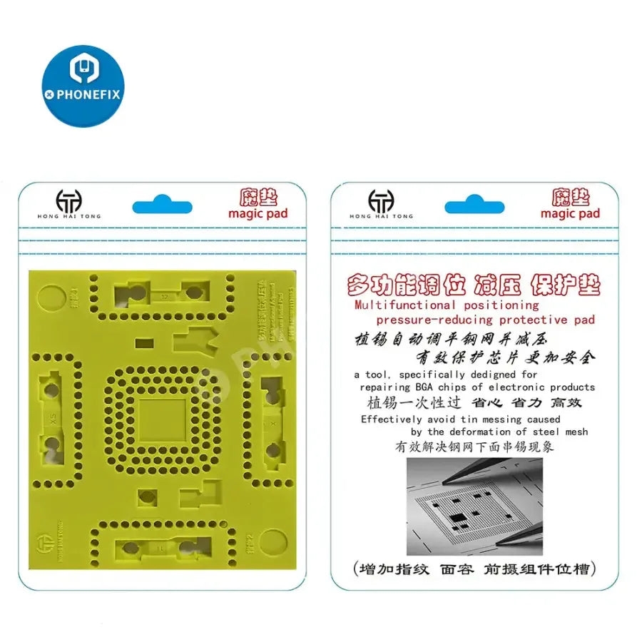 Phonefix multifunctional soldering mat with magic silicone pad, pressure-reducing and positioning for precise electronic work.