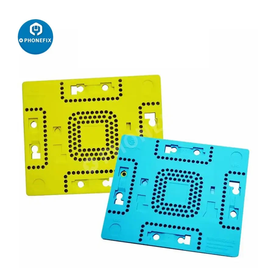 PHONEFIX multifunctional soldering mat with pressure-reducing silicone pad, flexible and heat-resistant for electronic repairs.