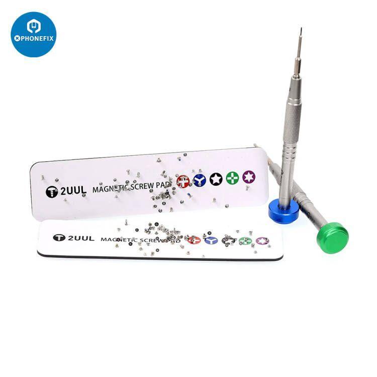 PhoneFix 2UUL magnetic soldering project mat with screw pad, tool accessories storage for electronics repair.
