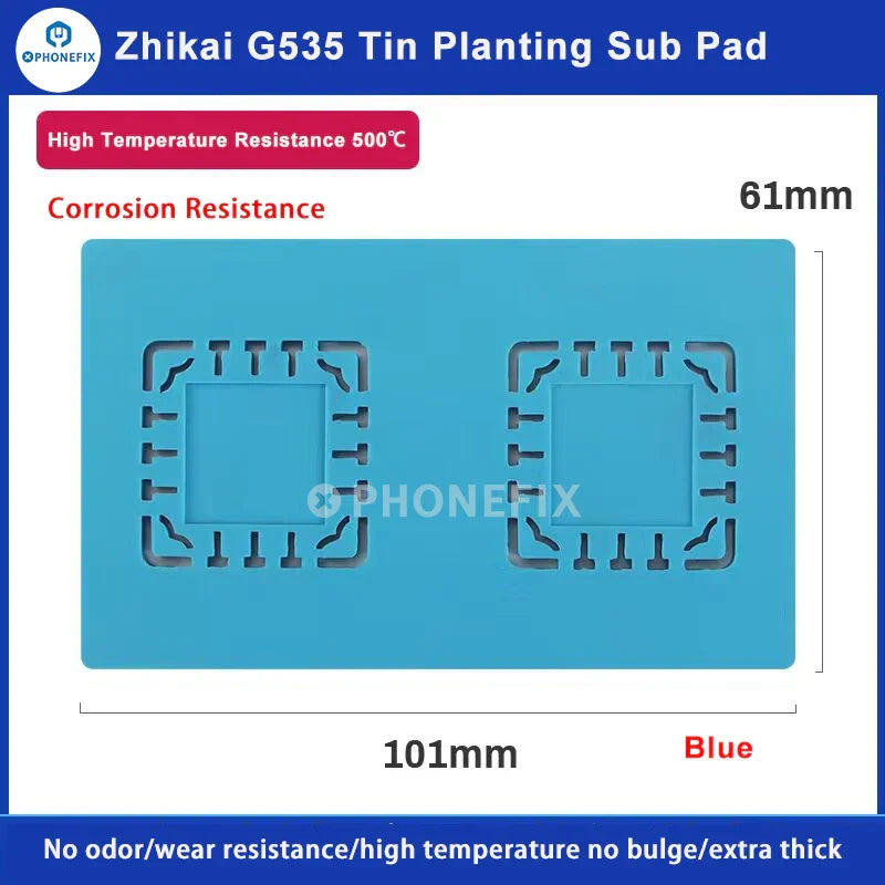 PHONEFIX high-temperature soldering mat with 2-in-1 detachable silicone insulation pad, heat-resistant and flexible for electronics work