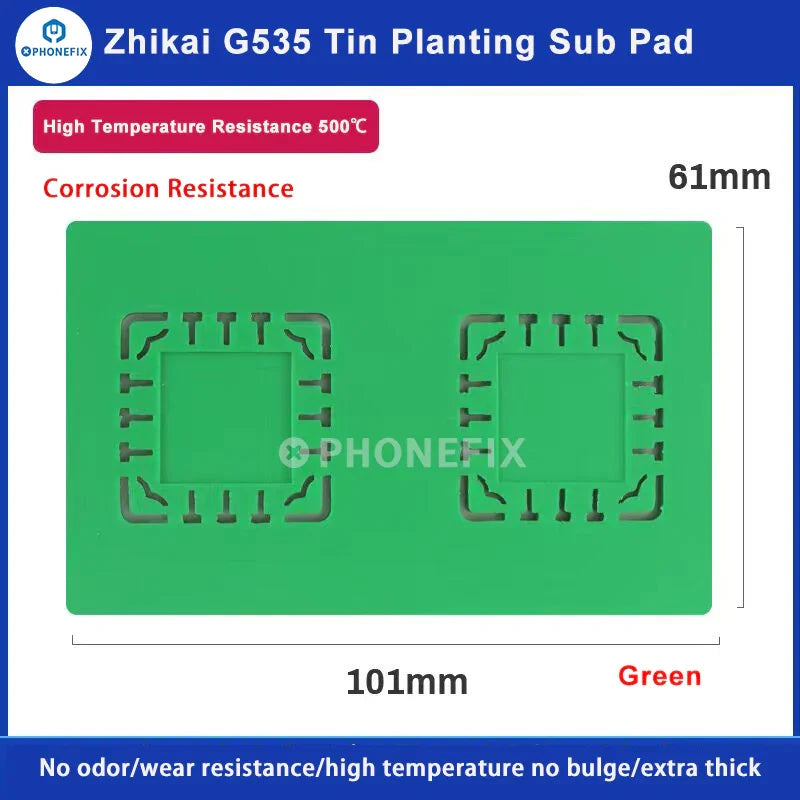 PHONEFIX high-temperature soldering mat with 2-in-1 detachable silicone insulation pad, heat-resistant and flexible for electronic repairs