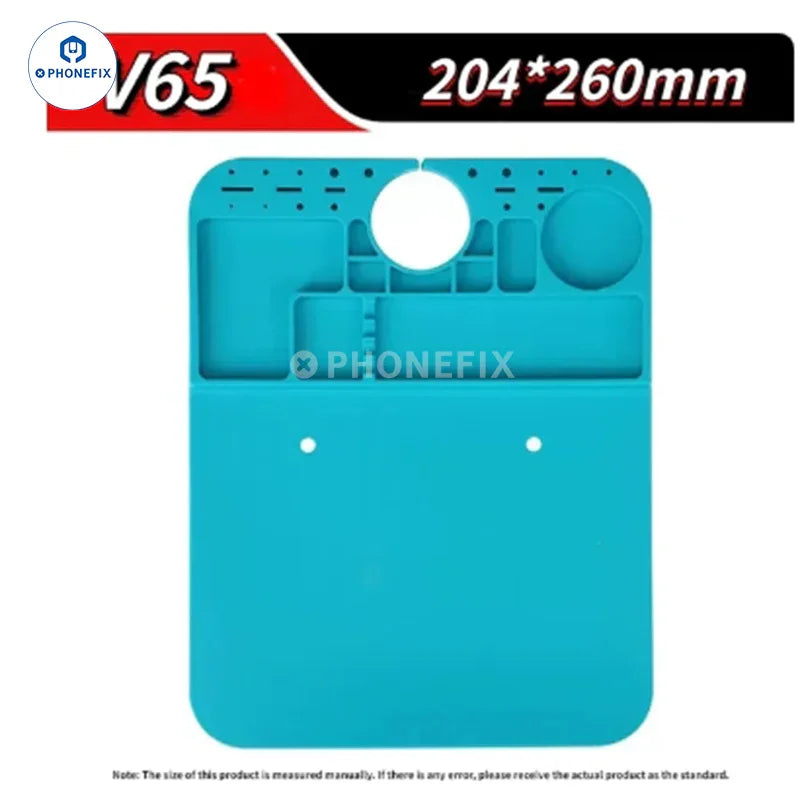 PhoneFix mechanic soldering mat for microscope base, multi-purpose heat insulation mat with heat-resistant surface and durable design.
