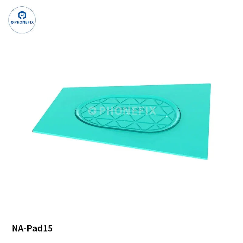 PHONEFIX NASAN NA-Pad8 silicone soldering mat with non-slip LCD screen protection pad for electronics repair work.