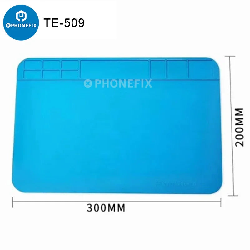 Phonefix soldering mat heat insulation silicone pad for welding and repair, providing a protective platform during soldering tasks.