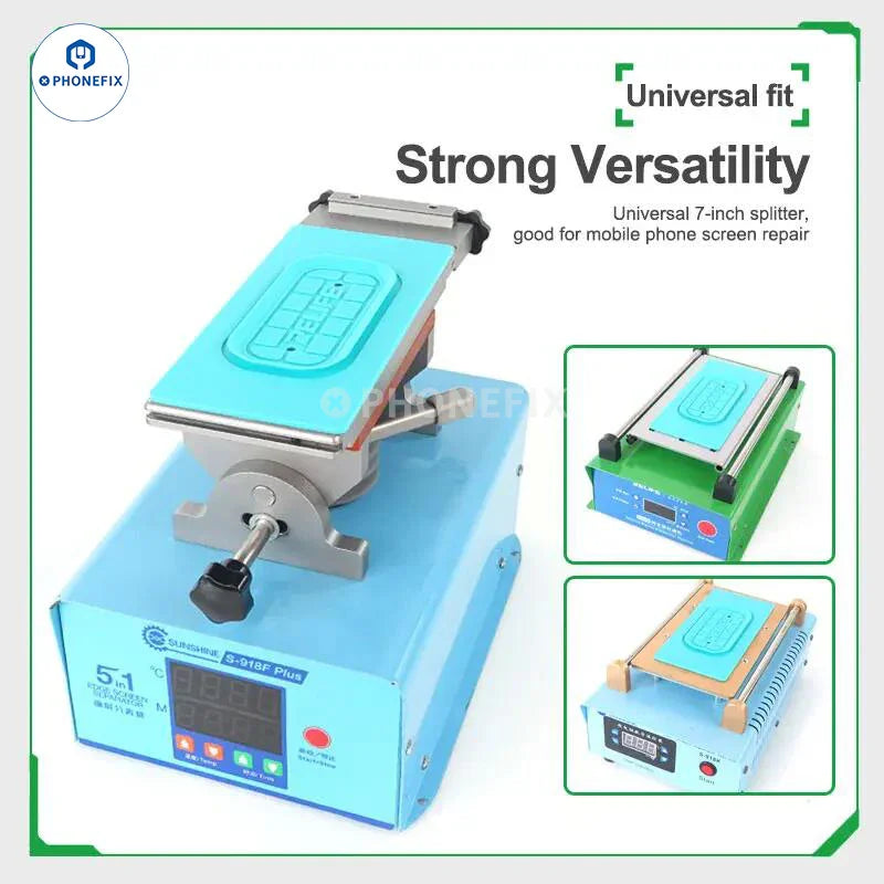 PHONEFIX SS-004S universal suction silicone pad for mobile phone LCD separator, used as a soldering mat for electronics repair.