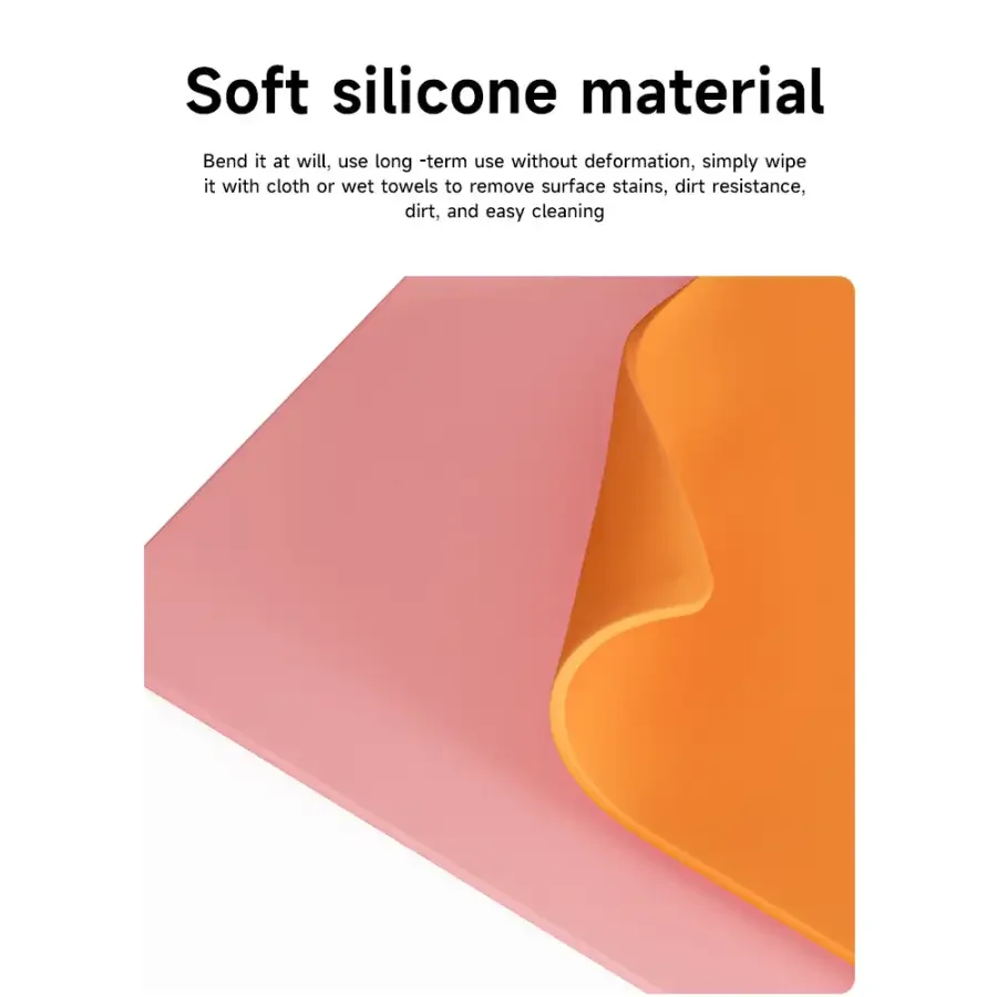 Phonefix XINZHIZAO silicone soldering mat with high-temperature insulation for heat resistance, shown in a random color pattern.