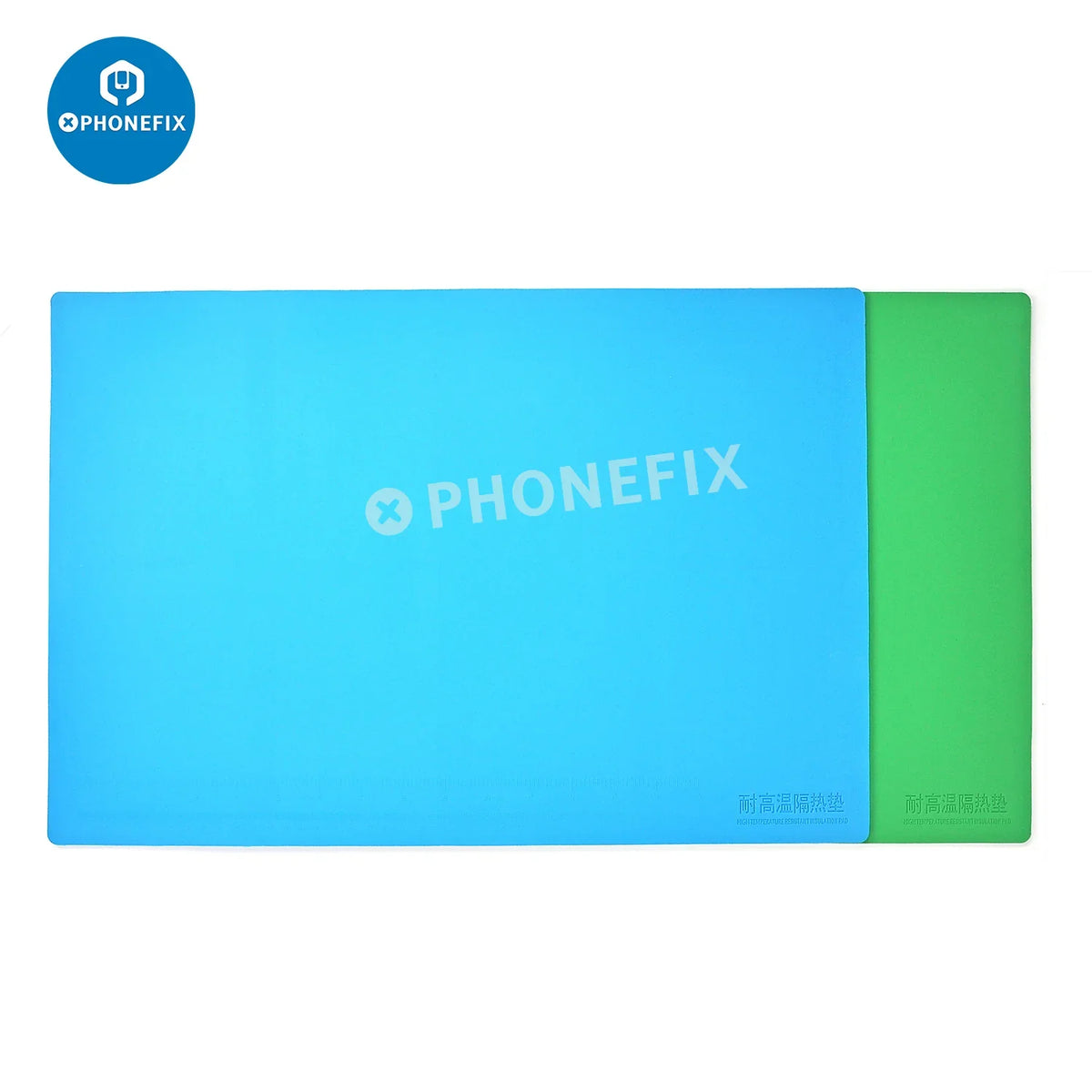 PHONEFIX XINZHIZAO insulation silicone soldering heat mat with high-temperature resistance, in various colors, for safe soldering work.