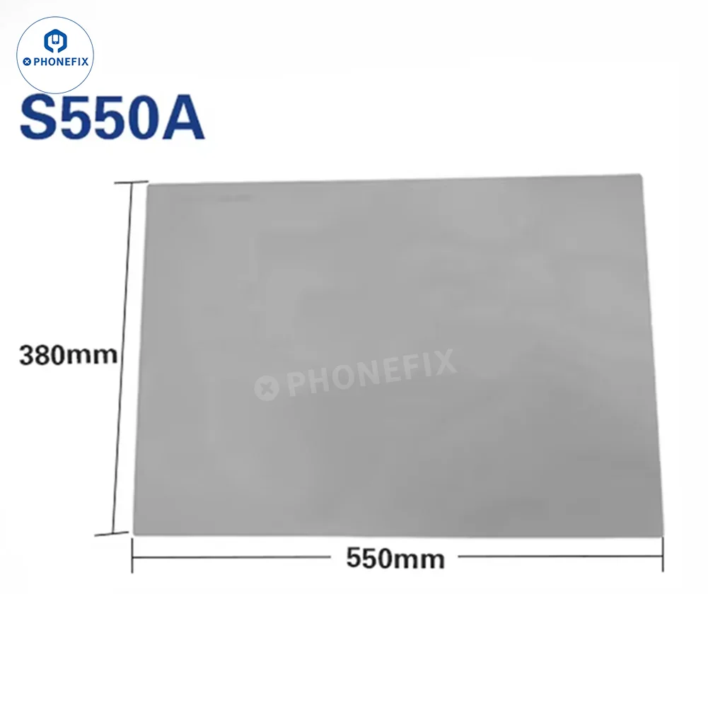 Alfombrilla de soldadura Phonefix YCS Tin Planting ARC Pad BGA IC, alfombrilla de soldadura de silicona resistente al calor con soporte para BGA e IC.