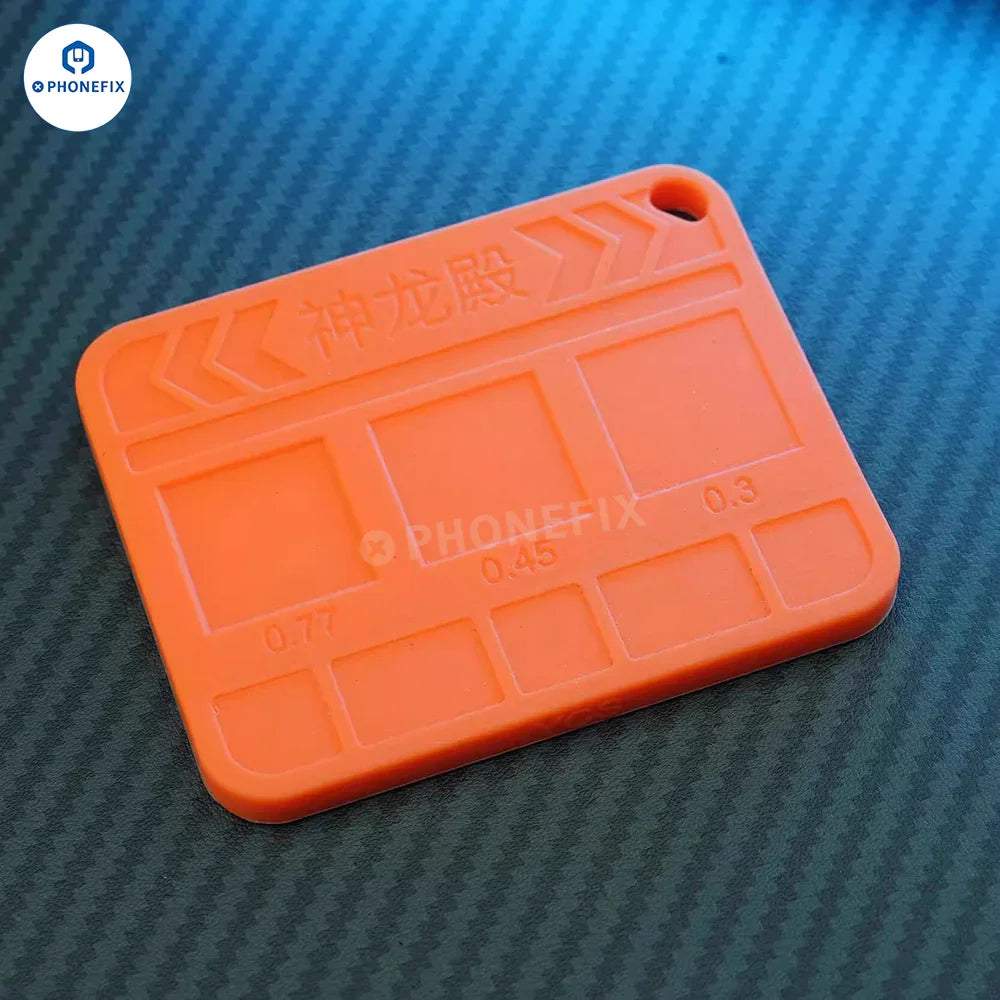 Alfombrilla resistente al calor Red YCS Tin Planting ARC Pad para soldadura de circuitos integrados BGA de PHONEFIX, utilizada para soldadura y retrabajo de placas de circuito impreso.