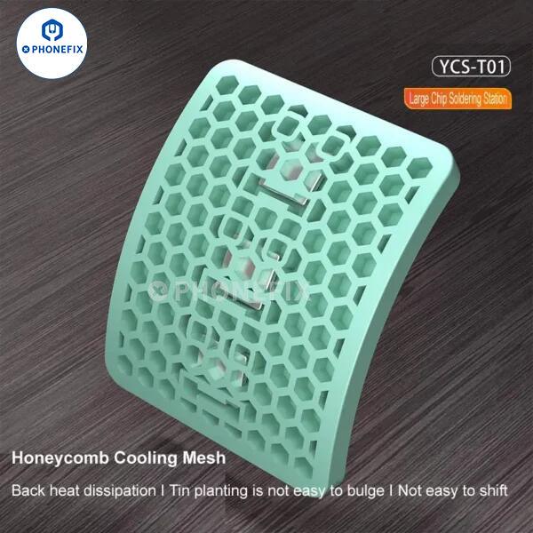 Alfombrilla de silicona flexible PhoneFix YCS Tin Planting ARC Pad para soldadura de circuitos integrados BGA, resistente al calor, para tareas de reparación y soldadura de componentes electrónicos.