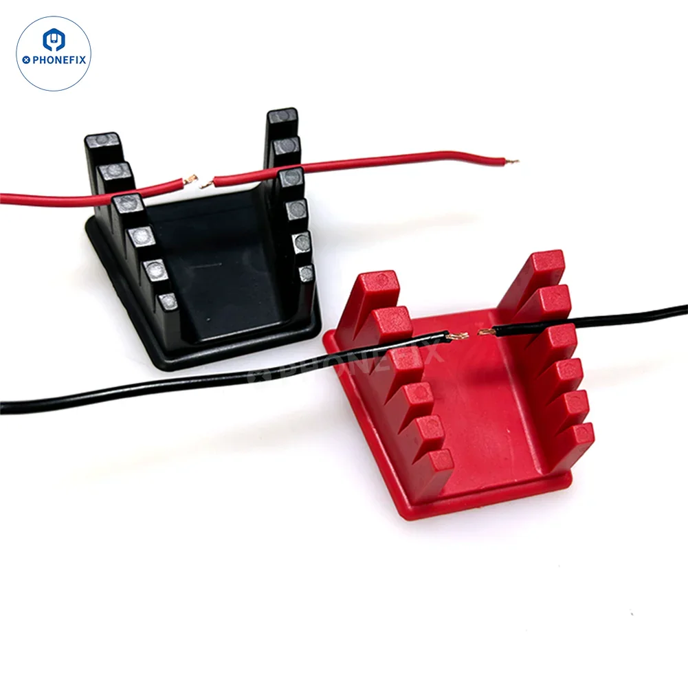 PHONEFIX soldering wire holder bracket clamp stand for BGA welding, helps organize and secure soldering wire during repairs.