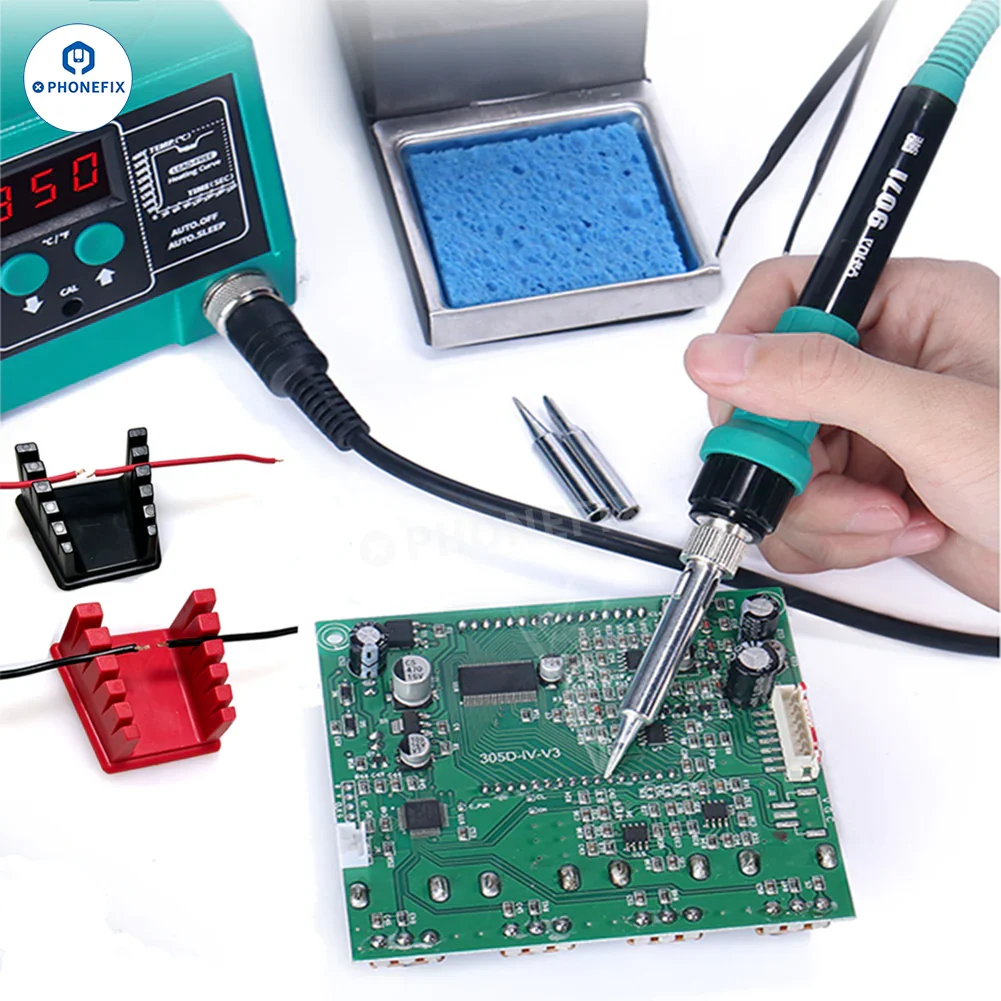 Phonefix soldering wire holder BGA welding auxiliary bracket clamp stand for secure BGA soldering and wire management.