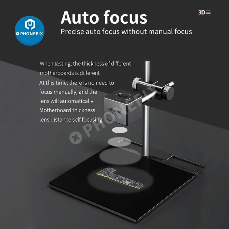 MaAnt 3D Super Thermal Imager Camera for Phone PCB fault testing, compact thermal imaging device by PHONEFIX.