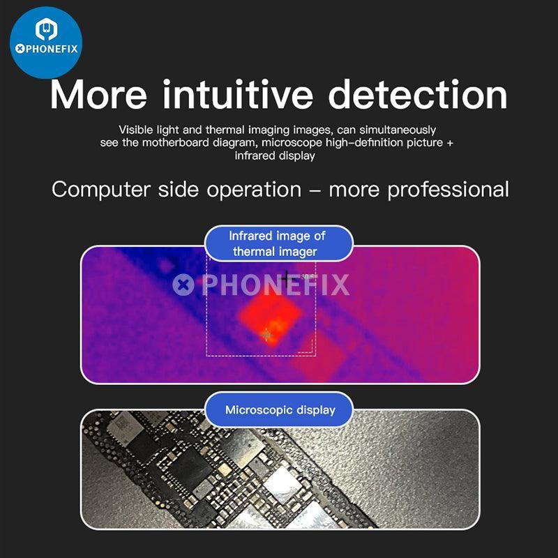 PhoneFix MaAnt Microscope Thermal Imager, thermal imaging camera for diagnosing motherboard faults in electronic devices.