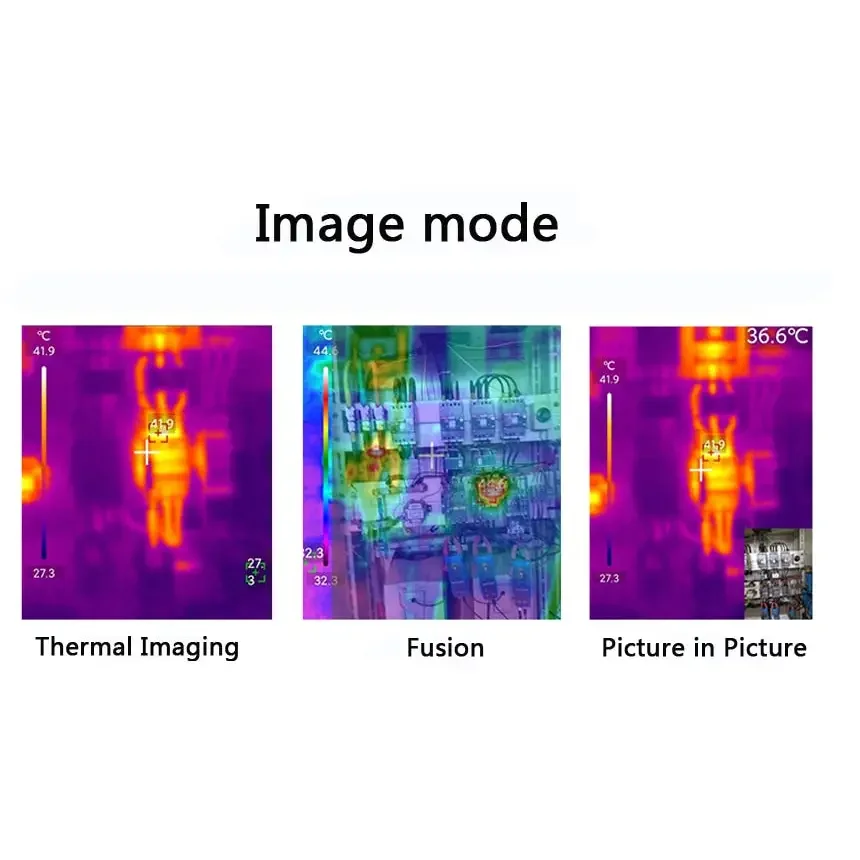 PHONEFIX UTi120 thermal imaging camera for Android smartphones with Type-C port, infrared camera for thermal imaging detection.