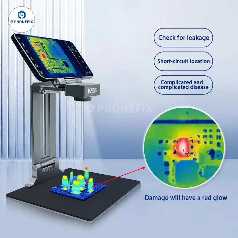 MaAnt RC-3 RC-4 Hawkeye infrared thermal imaging camera for PCB diagnosis, featuring thermal imaging capabilities by PHONEFIX.