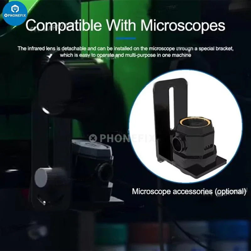 PHONEFIX TB-03S Infrared Thermal Camera for PCB fault diagnosis, compact thermal imaging device for rapid diagnostics.