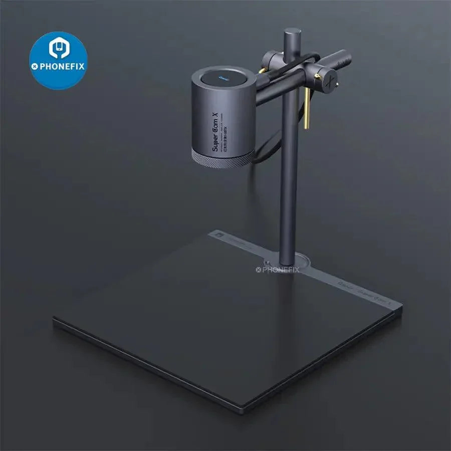 QIANLI SuperCam 3D Thermal Imager Camera for PCB troubleshooting, showing thermal view of circuit board with colorful heat map display