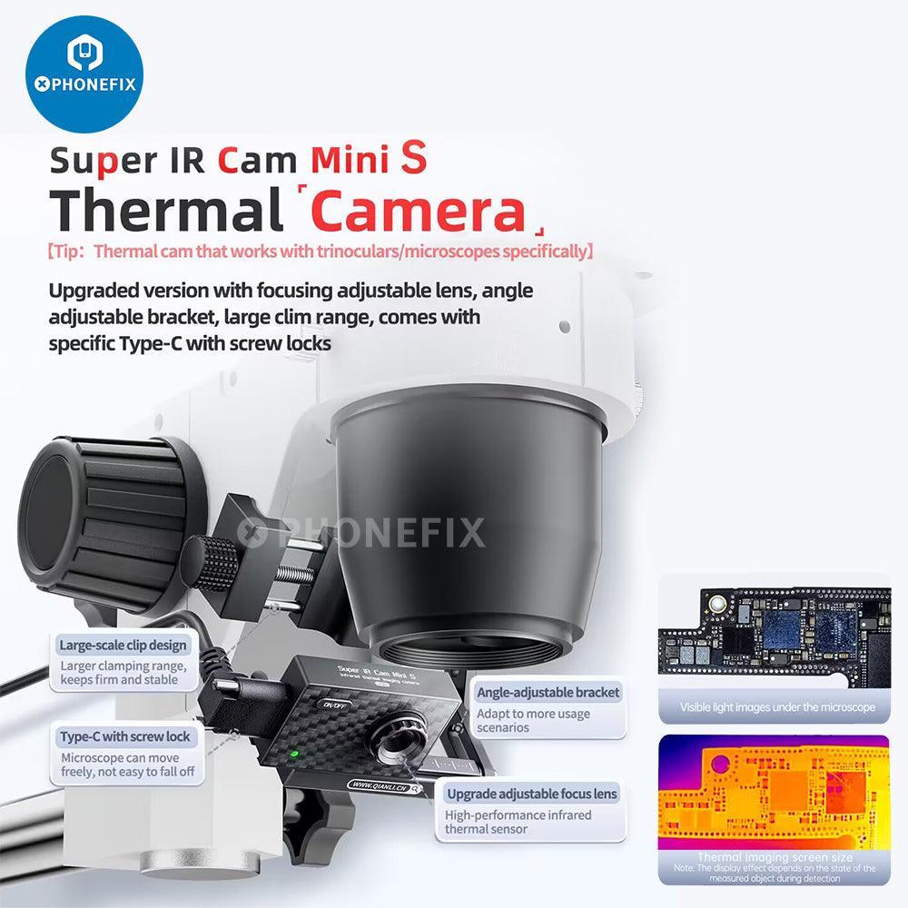 Qianli MEGA-IDEA Super IR Cam 2S Caméra d'imagerie thermique infrarouge 3D capturant des images thermiques avec plusieurs capteurs infrarouges.