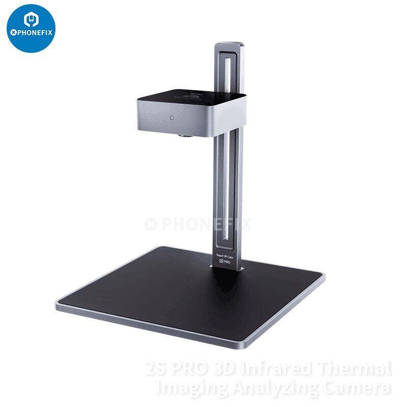 Caméra thermique infrarouge 3D Qianli MEGA-IDEA Super IR Cam 2S présentant un objectif et un écran d'affichage pour la détection thermique.