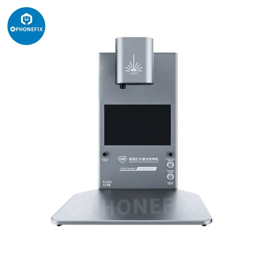 Machine de soudage et de démontage laser infrarouge PhoneFix TBK R-2201 avec caméra thermique et écran HD pour des réparations précises.