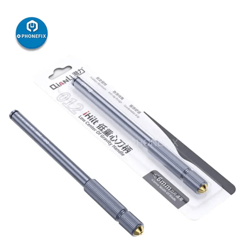 Le kit de couteau QianLi Blade IC Pry and Glue Removal de PHONEFIX comprend diverses pinces et lames de précision pour les réparations électroniques.