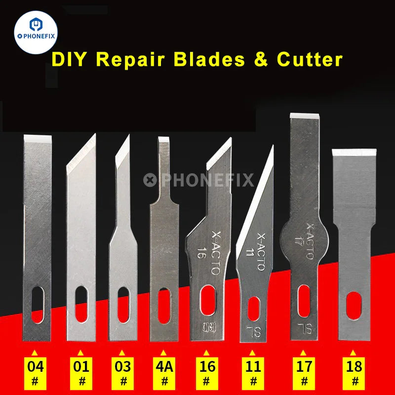 High precision PHONEFIX engraving craft knife cutter graver tool set with 10 pieces, ideal for detailed engraving and craft projects.