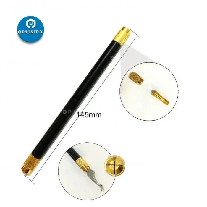 Herramienta PhoneFix para eliminar adhesivos, raspadores y herramientas para desmontar placas de circuito impreso (PCB) de iPhone, pinzas y cuchillo para limpieza y reparación.