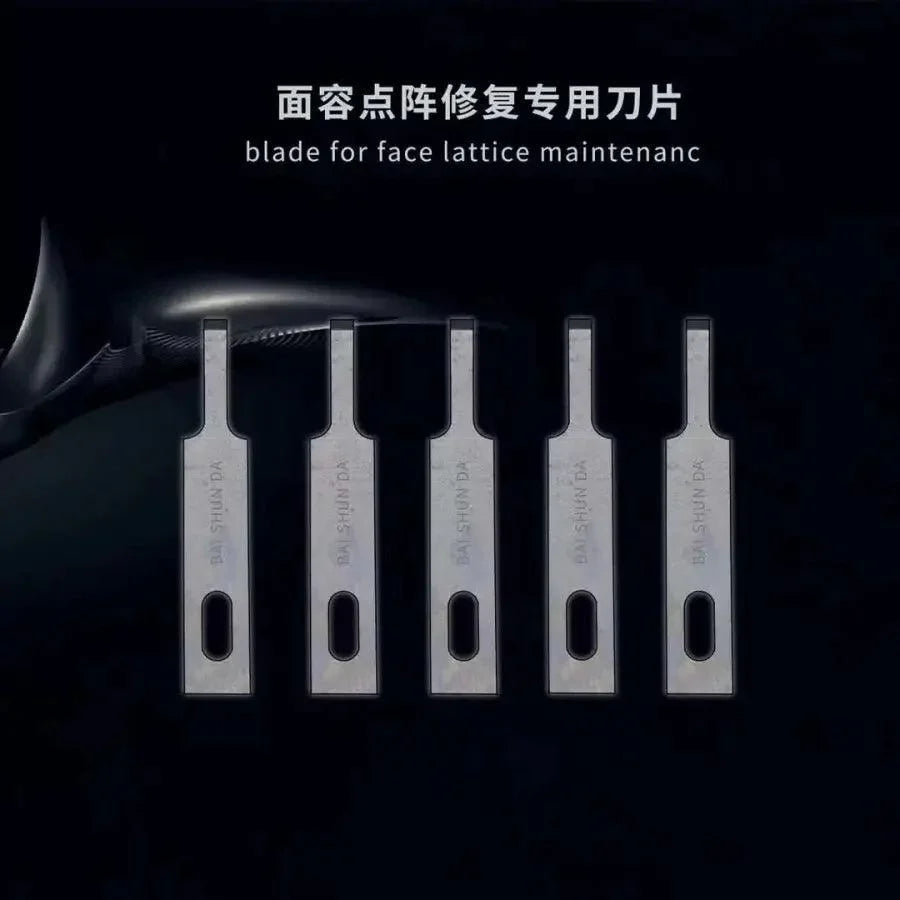 PhoneFix Face ID Dot Matrix Repair Blade Set with precision tweezers and tools for face lattice repair, designed for smartphone repair professionals.