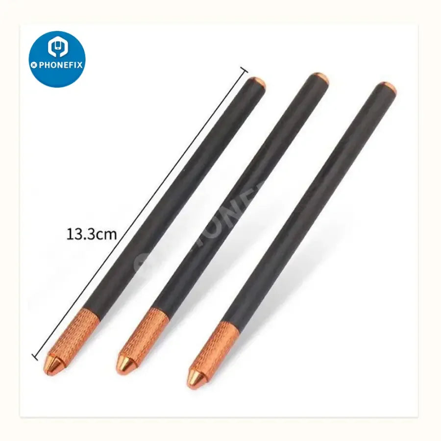 Phonefix Hong Hai Tong Blade Handle Set for phone CPU and IC glue removing, featuring precision tweezers and knife tools.