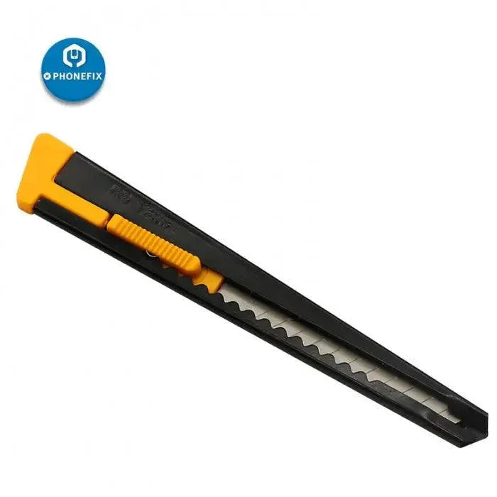 PhoneFix pocket utility knife with retractable blade, compact sharp cutting tool for precise slicing and everyday use.