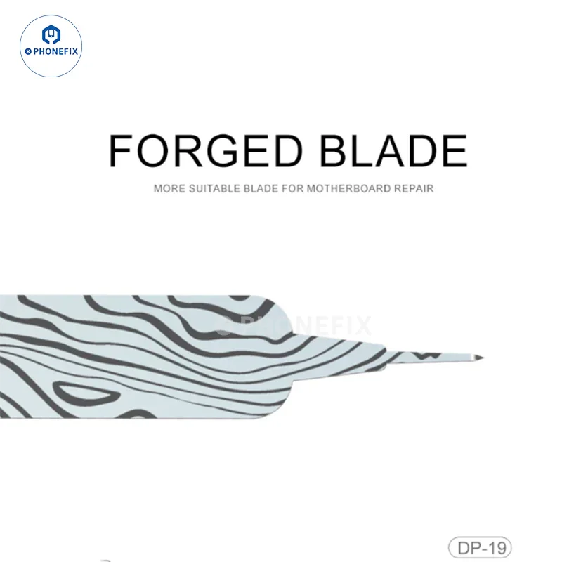 MiJing non-magnetic forged blade screen holder glue remover knife from PHONEFIX, designed for precise screen repair and adhesive removal.