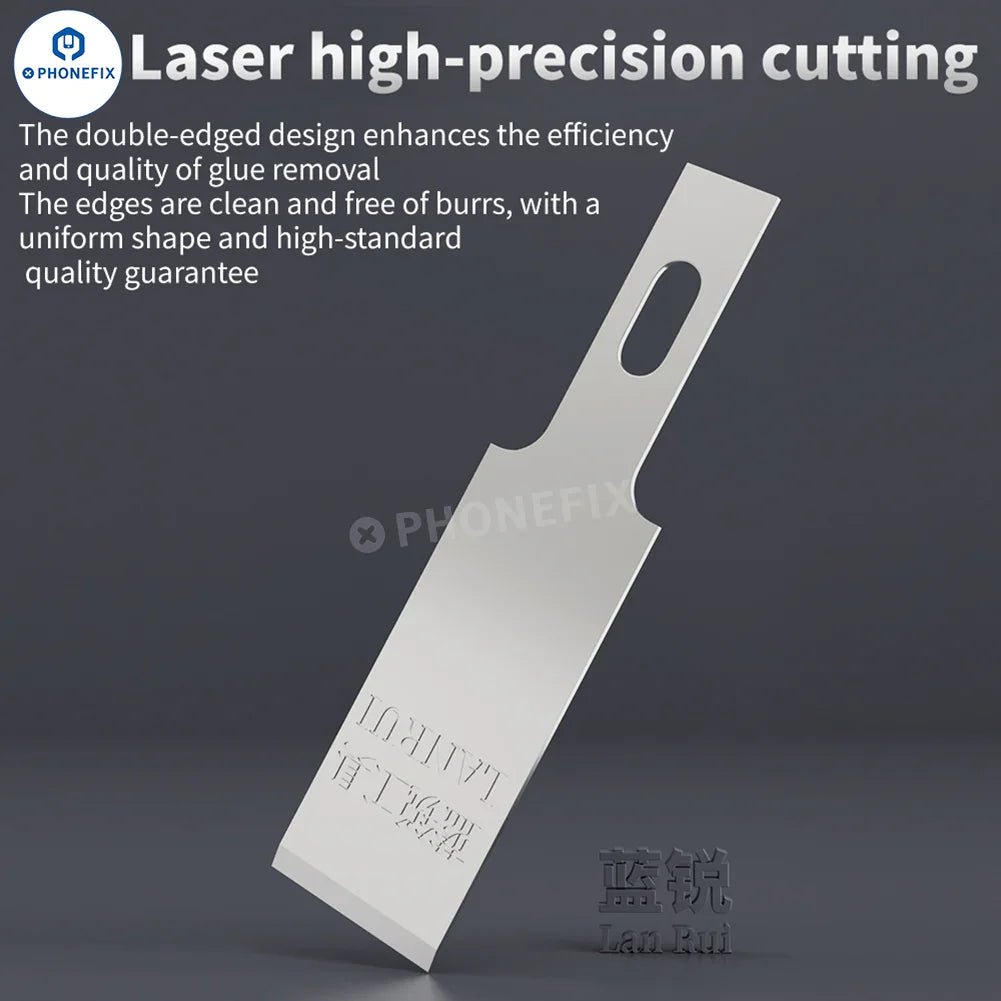 LANRUI 007 Cold Blade Mobile CPU Shovel Knife from PHONEFIX, a precision tool for removing glue and CPU components on smartphones.