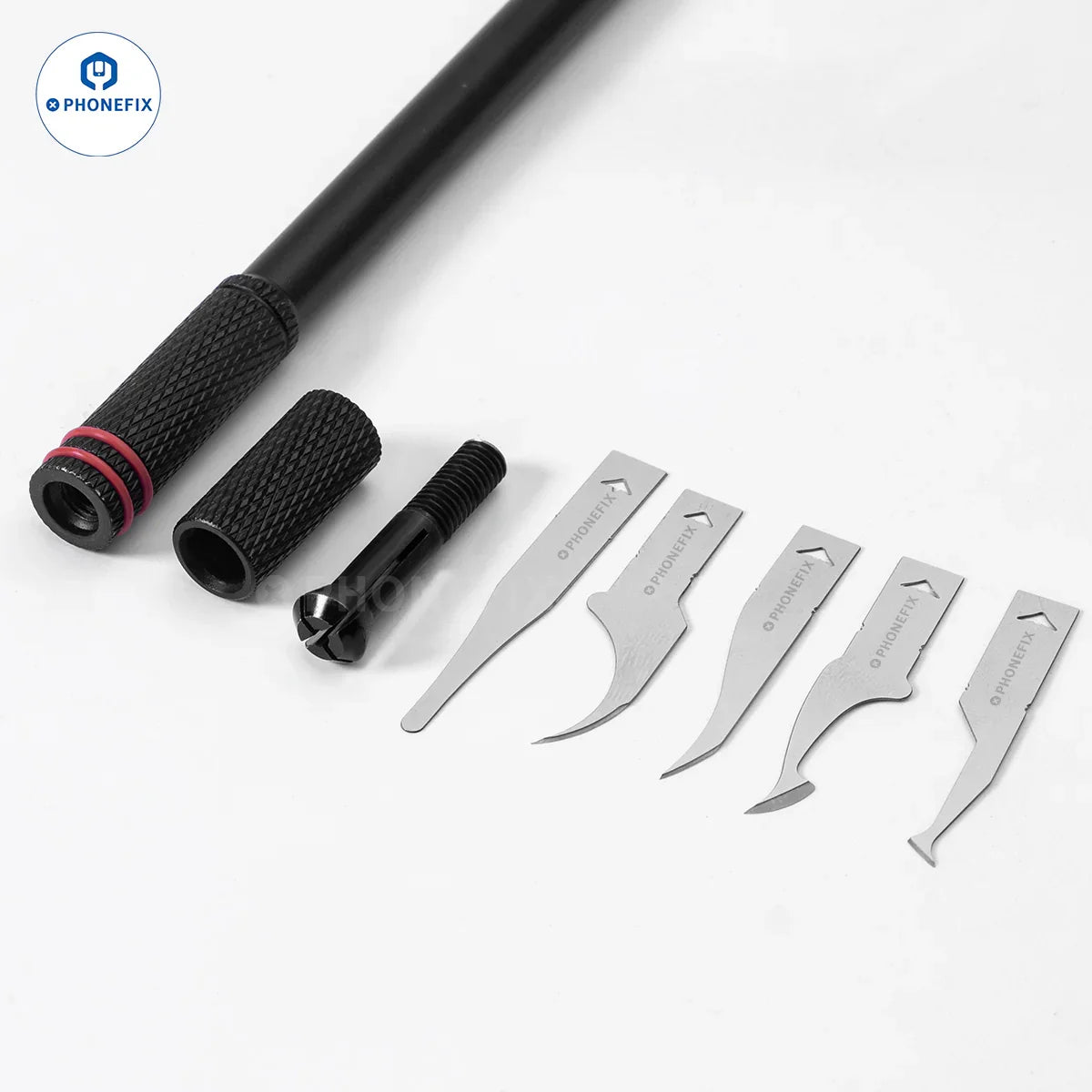 MaAnt 4-in-1 multipurpose motherboard CPU IC glue removal knife set with tweezers and tools by PHONEFIX.