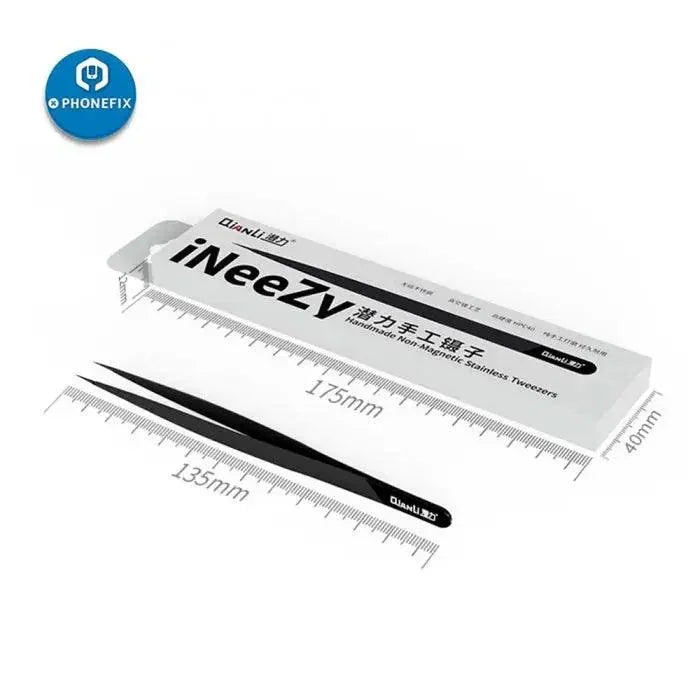 Qianli handmade polished stainless steel tweezers, precision manual removal tool for phones, by PHONEFIX.