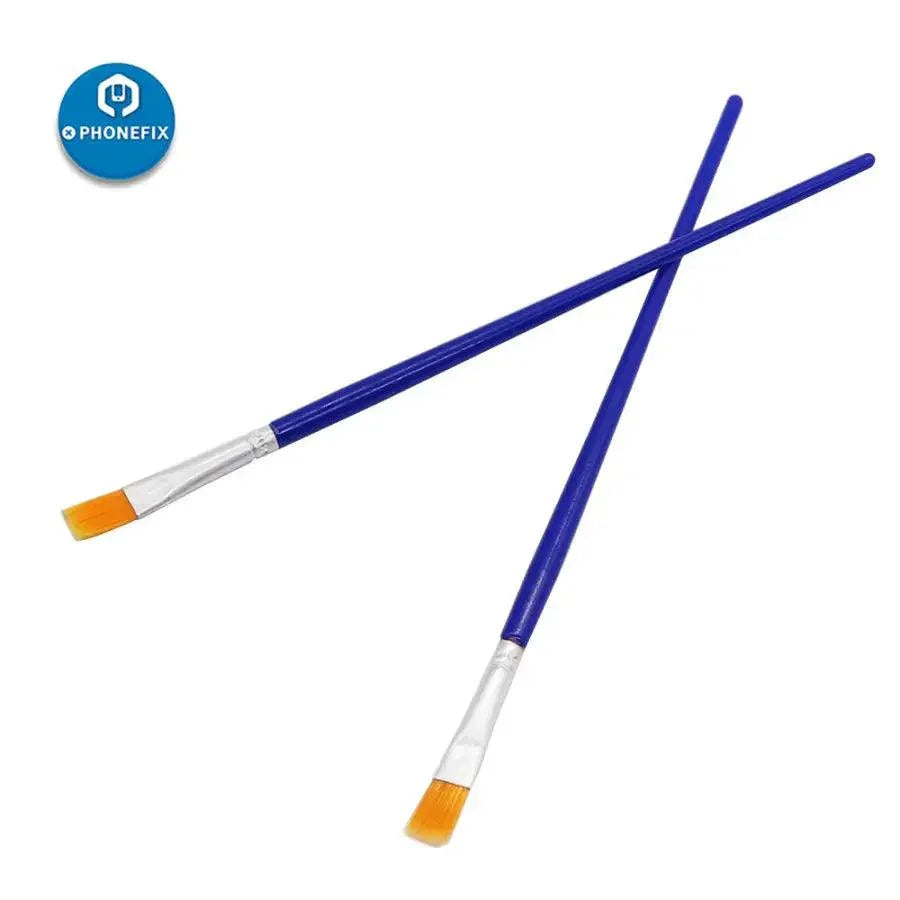 PHONEFIX universal hand tool set with anti-static phone motherboard cleaning brushes featuring soft and hard bristles.