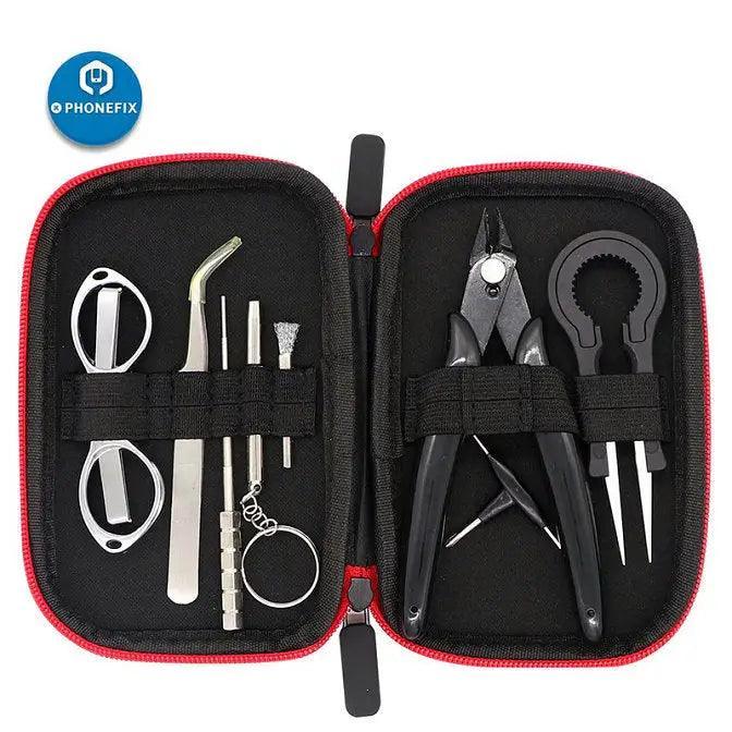 PhoneFix 8-in-1 multi-function disassembly tool for electronic cigarettes, universal hand tool for DIY repair and device disassembly.