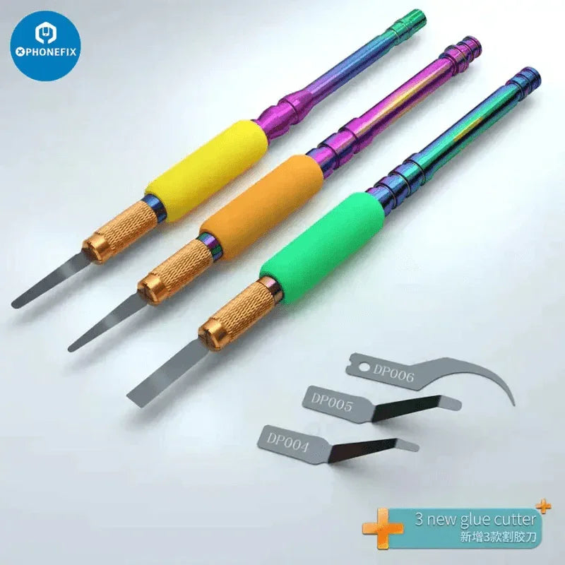 Universal hand tools from PHONEFIX essential DIY toolkit for iPhone screen IC swap repair, including screwdrivers and pry tools.