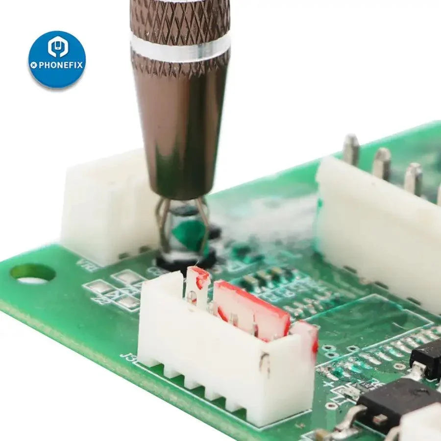 PhoneFix metal IC chip component grabber tool, electrician hand tool for precise pickup of small electronic parts.
