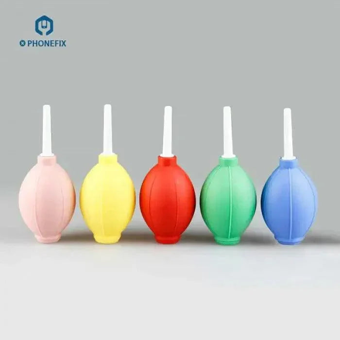 PhoneFix rubber air blower and glue dryer for phone repair cleaning, handheld tool for precise drying and cleaning tasks.