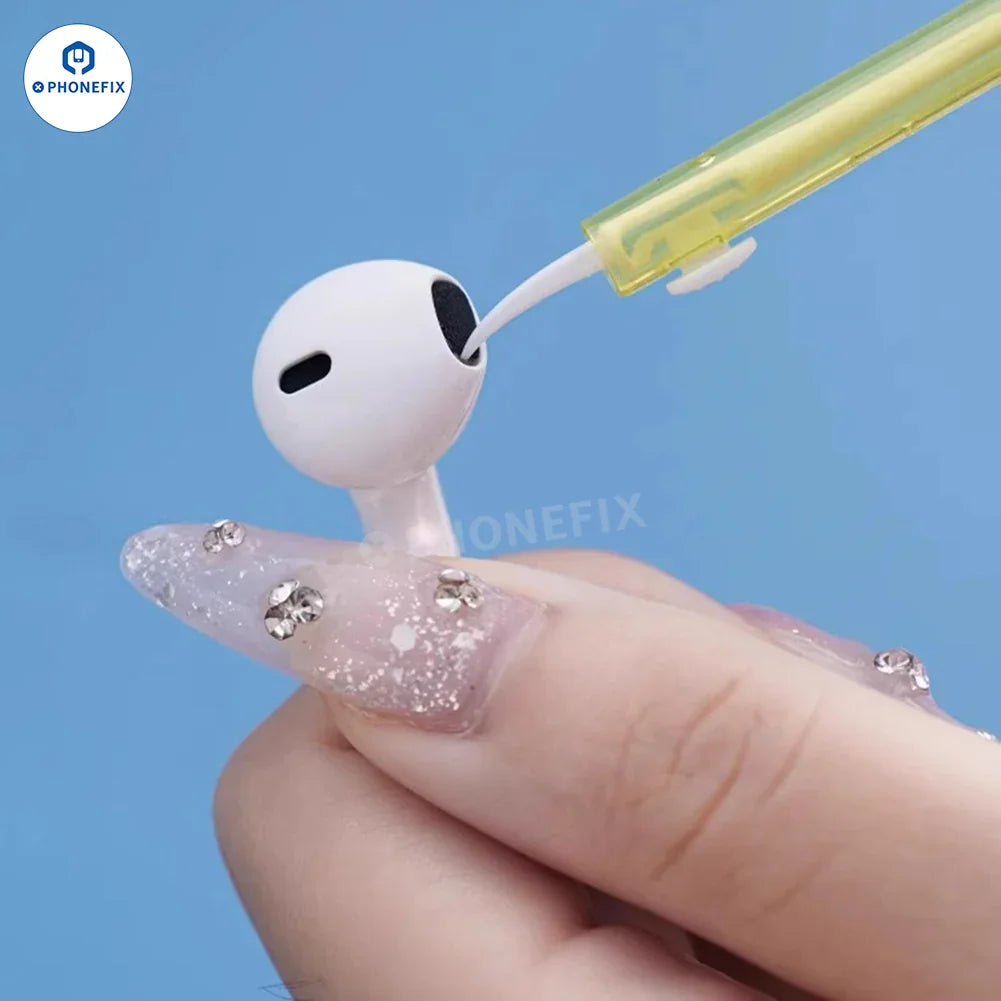 PHONEFIX mobile phone hole cleaning brush and dust removal tool for charging ports, universal hand tool for device maintenance.