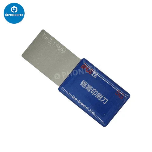 Phonefix stainless steel solder flux paste auxiliary scraper BGA paver spudger for electronic repairs, hand tools for precise soldering.
