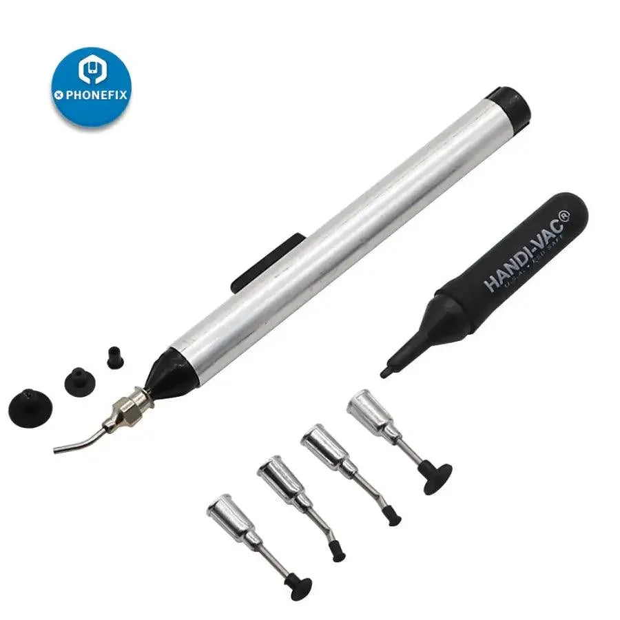 Stylo à vide PHONEFIX FFQ939 SMD IC, un outil manuel universel pour la manipulation de composants électroniques et les tâches de prélèvement et de placement précises.
