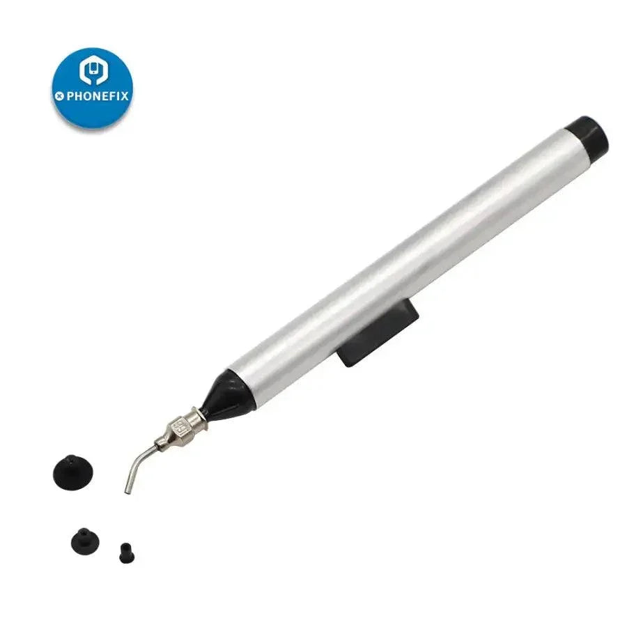Stylo aspirateur à vide PHONEFIX FFQ939 SMD IC, un outil manuel universel pour le retrait et la manipulation précis des composants électroniques.