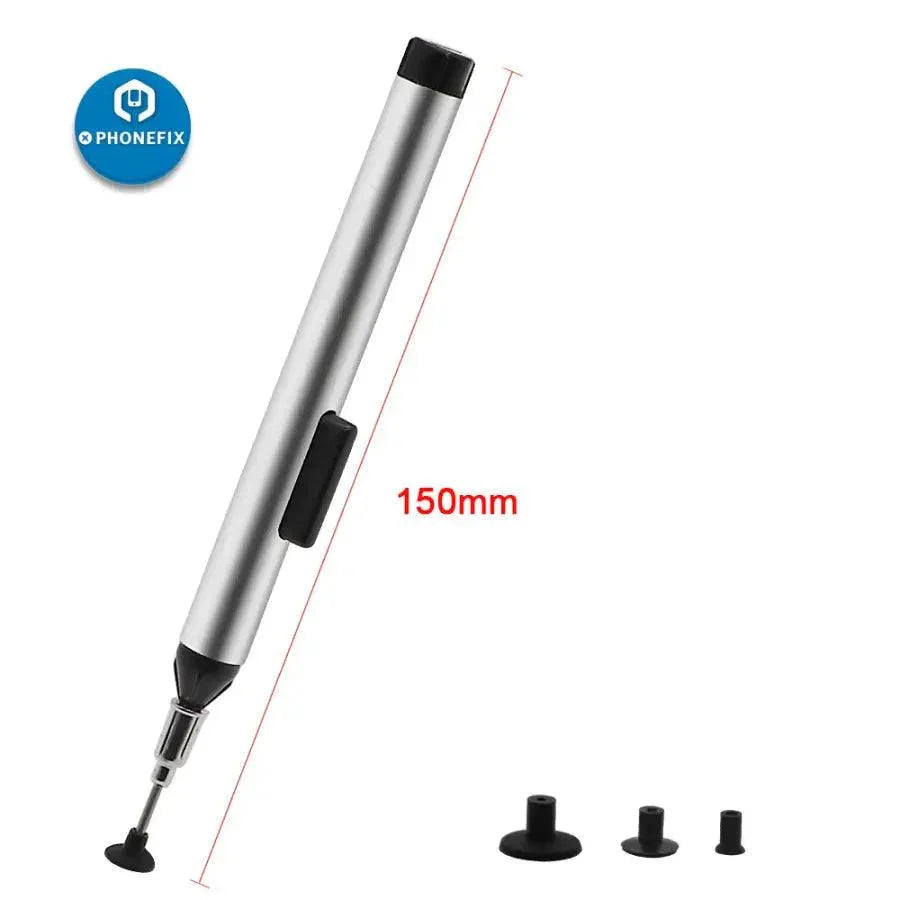 Stylo aspirateur à vide PHONEFIX FFQ939 SMD IC, un outil manuel universel pour le retrait et la manipulation précis des composants électroniques.