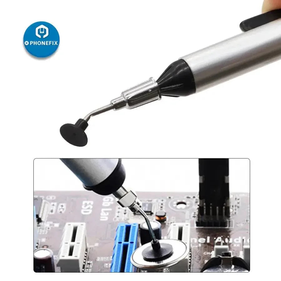 Stylo aspirateur à vide PhoneFix FFQ939 SMD IC, un outil manuel universel pour le retrait et la manipulation précis des composants électroniques.