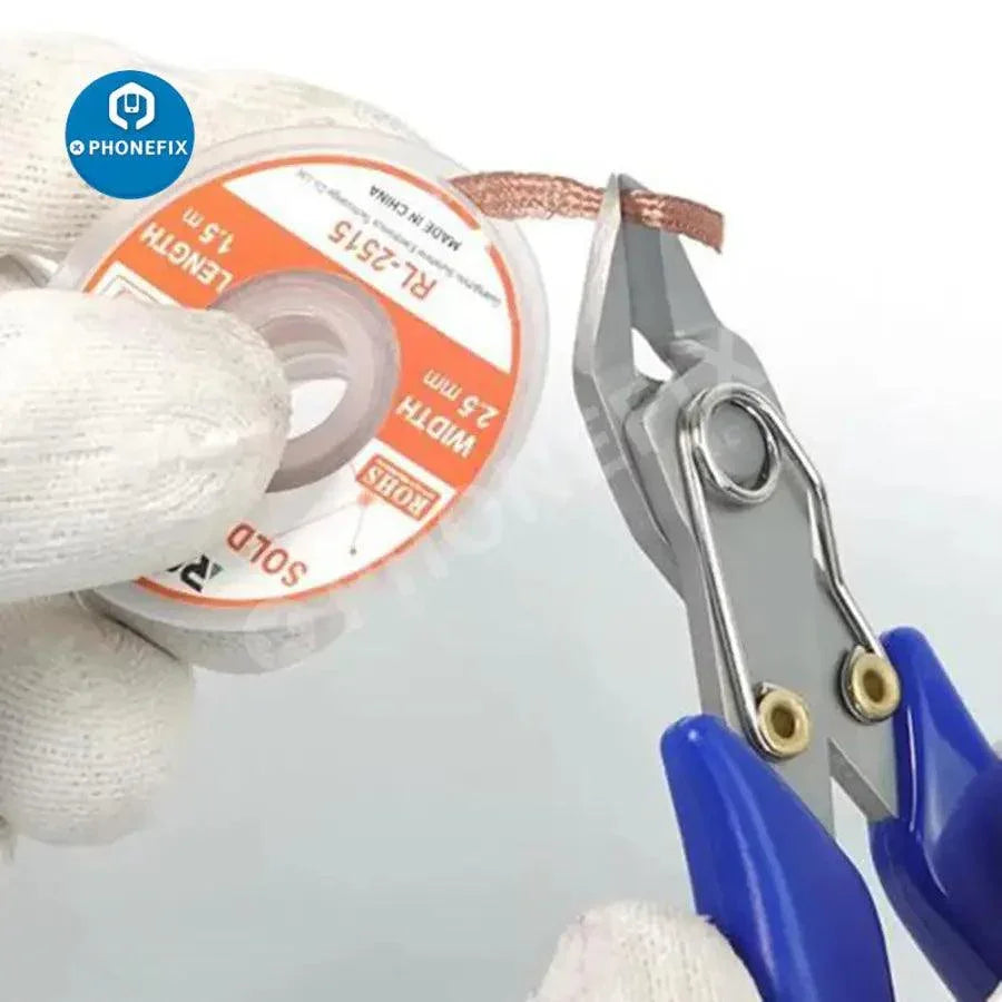 PHONEFIX RL-0001 Precision Diagonal Plier, long-nosed cable cutter, manual universal hand tool, ideal for cutting wires and cables