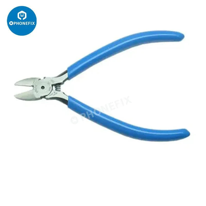 PhoneFix RL-0001 precision diagonal plier with long nose, manual cable cutter, ideal for electrical and craft work.