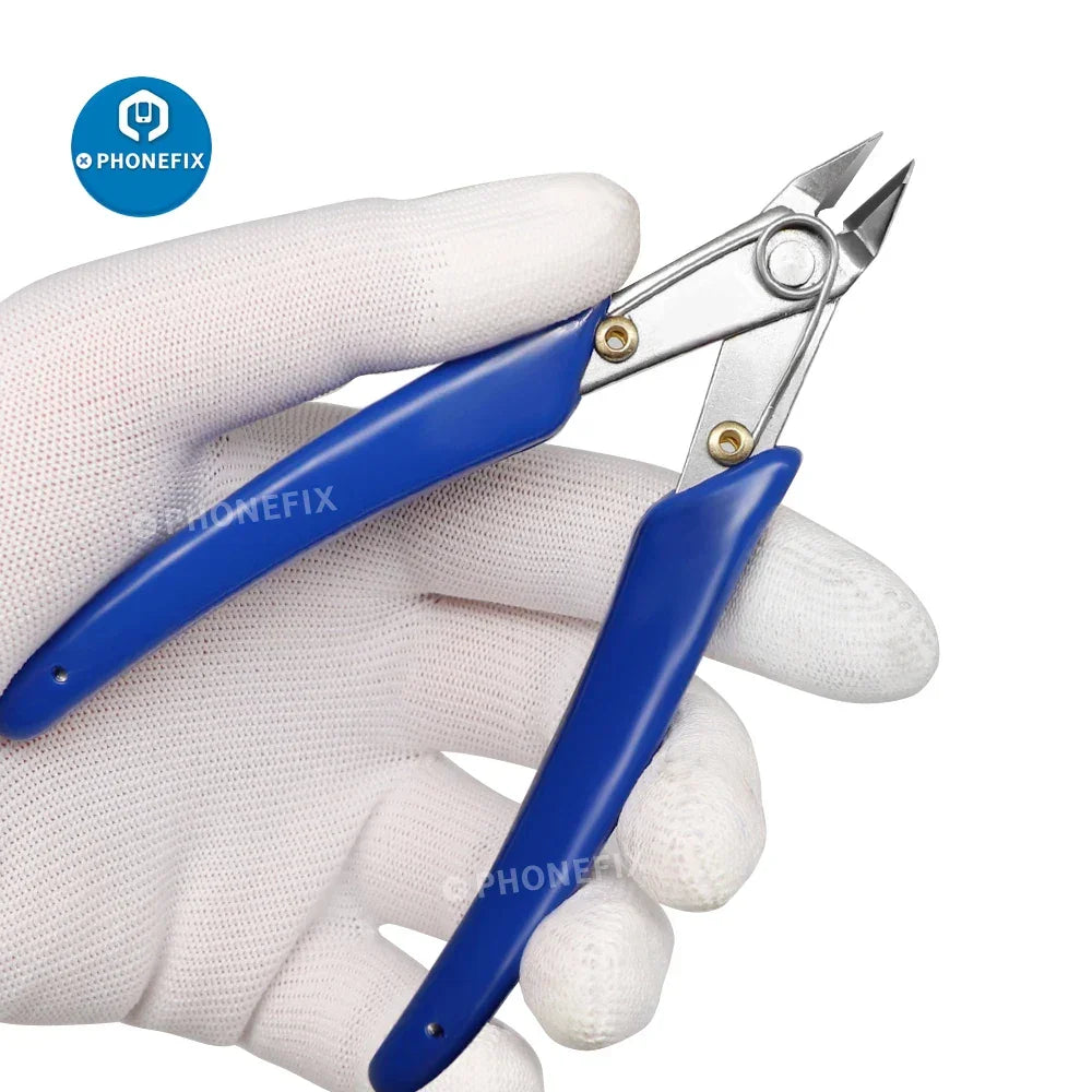 PHONEFIX RL-0001 Precision Diagonal Plier with long nose, manual cable cutter, ideal for electrical and precision work.